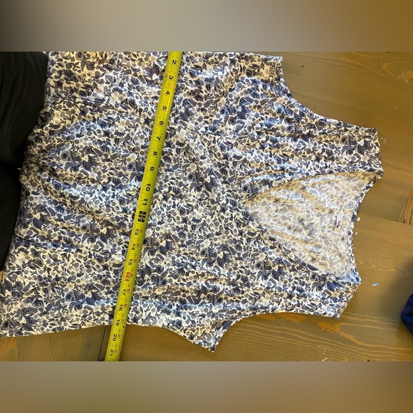 Vintage Cotton Blue Floral Women's Dress Size Medium - Picture 4 of 9